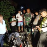 Personil Polsek Kotabaru Datangi TKP Kecelakaan di Perlintasan Kereta Api