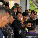 Polres Subang Kawal Aksi Unjuk Rasa di Kantor DPRD Kabupaten Subang