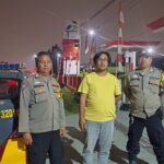 Polsek Karawang Kota Gelar Patroli Prekat, Kontrol Kamtibmas di SPBU Jalan Ranggagede