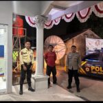 Polsek Telukjambe Barat Ajak Security Perbankan Pelihara Keamanan, saat Giat Patroli Prekat