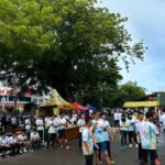 Personel Polres Pidie Jaya Berkompetisi di Jaya Sakti Run HUT ke-78 Batalyon 113 di Bireuen