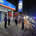 Patroli Malam Minggu Polsek Kotabaru Sambangi Obyek Vital Perbankan Cegah Guantibmas