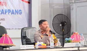 Wakapolres Sidrap Gaet Maba di Kampus Ichsan