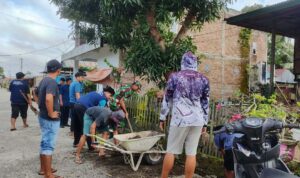 Antusiasme Babinsa Sambut HUT RI
