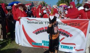 Pesona Patriotik: Langkah Kecil Anak TK Negeri Pembina Menyemarakkan HUT RI