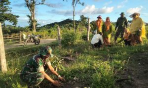 Karya Bakti Koramil 1420-05: Menyemai Harapan Lewat 100 Pohon