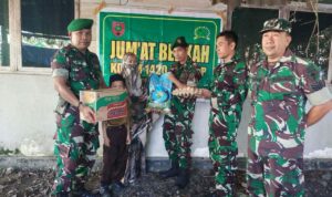 Tali Asih Babinsa untuk Warga Tak Mampu