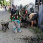 Babinsa Baranti Gaet Warga Bikin Saluran Air, Jaga Lingkungan Bersih