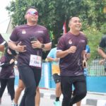 Lari Bersama Menuju TPS: Kapolres Sidrap Bersama Rakyat