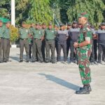 Apel Terpusat: Dandim Tekankan Profesionalisme, Netralitas dan Kebersihan
