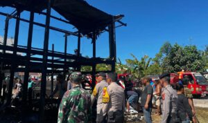 Respon Kilat! Polres Sidrap Tangani Kebakaran Galser