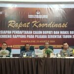 Dandim Sidrap Hadir, Rakor Pilkada Kian Solid