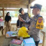 IPDA Jufri Blusukan ke Sekolah Pelosok, Sosialisasi Anak-anak Hebat!