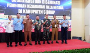 Letkol Inf Awaloeddin Hadir, Sosialisasi Bela Negara di Sidrap Makin Panas!