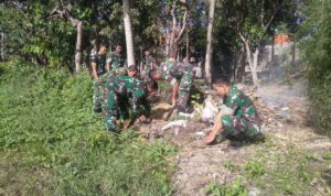 Pasiter Kodim Sidrap: Hijaukan Markas, Atasi Banjir!