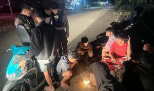 Menegangkan! Sat Samapta Sidrap Ngeronda Lagi