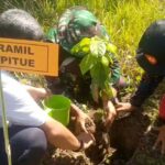 Ws. Danramil Pimpin Hijaukan Desa Dongi