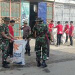 TNI Bareng Warga, Pasar Pangkajene Jadi Kinclong!