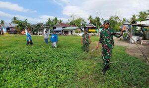 Peltu Sahabuddin Pimpin Lapangan Muda Bersih!