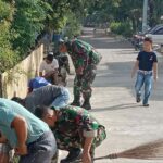 Kompak Bersih-Bersih Bareng TNI!