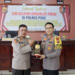 Tim Penelitian Sespim Lemdiklat Polri Kunjungi Polres Pidie