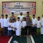 Sinergi Spiritualitas dan Kepedulian: Polres Pidie Jaya Gelar Binrohtal dan Santunan Anak Yatim