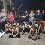 Bubarkan Tawuran, Polsek Binong Polres Subang Amankan 8 Remaja Yang Hendak Tawuran