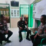 Personil Polsek Cilamaya Sambang Kantor Koramil Cilamaya