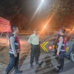 Patroli Połsek Cilamaya Himbau Kantibmas Security Pengeboran Pertamina di Desa Langgensari