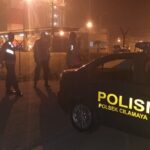 Patroli Połsek Cilamaya Himbau Kantibmas Security Pengeboran Pertamina di Desa Langgensari