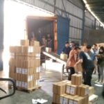 Polres Nganjuk Lakukan Pantauan Proses Pencetakan Surat Suara Pilkada 2024 di PT. Temprina