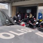 Anggota Polsek Batujaya Sambangi Scurity Bank BJB Unit Batujaya