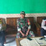 Personil Polsek Cilamaya Sambang Kantor Koramil Cilamaya