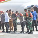 Kapolda Aceh Sambut Kedatangan Presiden Jokowi