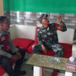 Personil Polsek Cilamaya Sambang Kantor Koramil Cilamaya