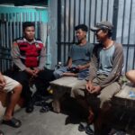 Bhabinkamtibmas Polsek Telagasari Lakukan Ronda Malam Untuk Cegah Gukamtibmas