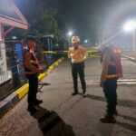 Patroli Połsek Cilamaya Himbau Kantibmas Security Pengeboran Pertamina di Desa Langgensari