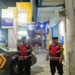 Giat Patroli Malam, Polsek Rengasdengklok Polres Karawang Menyasar Kantor Perbankan