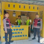 Personil Polsek Rawamerta Laksanakan Patroli dan Sambang Sekolah di SMK Negeri 1 Rawamerta