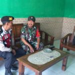 Personil Polsek Cilamaya Sambang Kantor Koramil Cilamaya