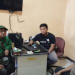 Kanit Intelkam Polsek Telukjambe Timur Menerima Silaturahmi Tokoh Pemuda