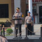 Kapolres Subang Pimpin Apel Pengamanan Dinamika Sitkamtibmas dan Kerawanan Tahap Pengucapan Sumpah
