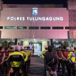 Jelang Pelantikan Presiden Terpilih, Polri dan TNI di Tulungagung Patroli Skala Besar