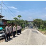 Kapolsek Pangkalan Beserta Jajaran Gelar Pam Penyekatan, Amankan Pelantikan Presiden dan Wakil Presiden