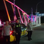 Polisi Gelar Patroli Antisipasi Kejahatan Jalanan di Area Jembatan Tanjungpura Karawang