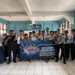 Sat Lantas Polres Karawang Sosialisasi Ops Zebra Lodaya Kepada Pelajar SMP PGRI Klari