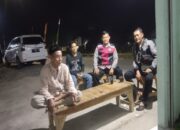 Bhabinkamtibmas Ikut Serta Dalam Giat Ronda Bersama Warga