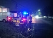 Cegah Kejahatan Malam, Polsek Telagasari Lakukan Patroli PREKAT di Wilayah Perbatasan