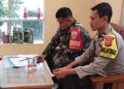 TNI-POLRI Jatisari Ngawangkong Kamtibmas Di Desa Binaan