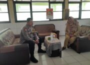 Personil Polsek Cikampek Sambang Kepsek Cooling System Jelang Pilkada Serentak 2024